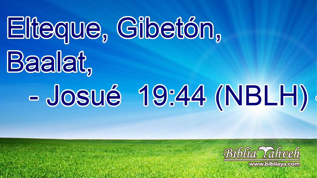  Elteque, Gibetón, Baalat, 