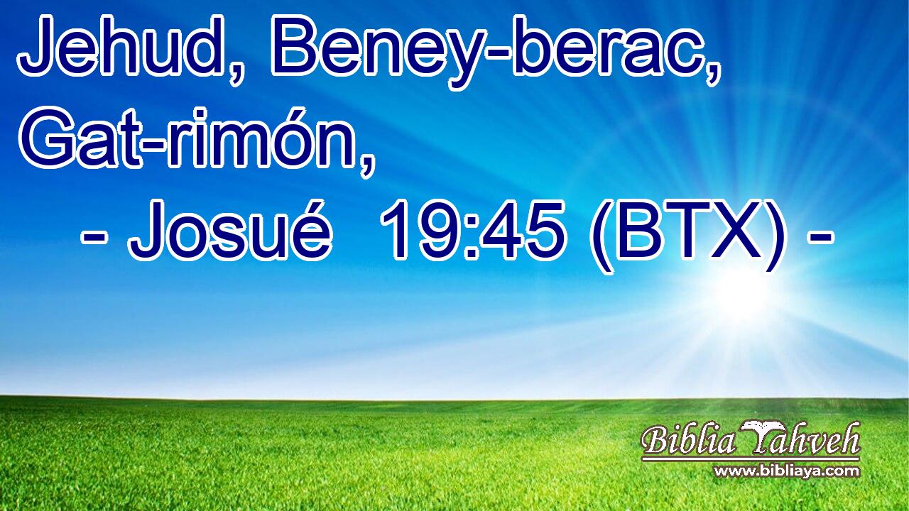 Jehud, Beney-berac, Gat-rimón,