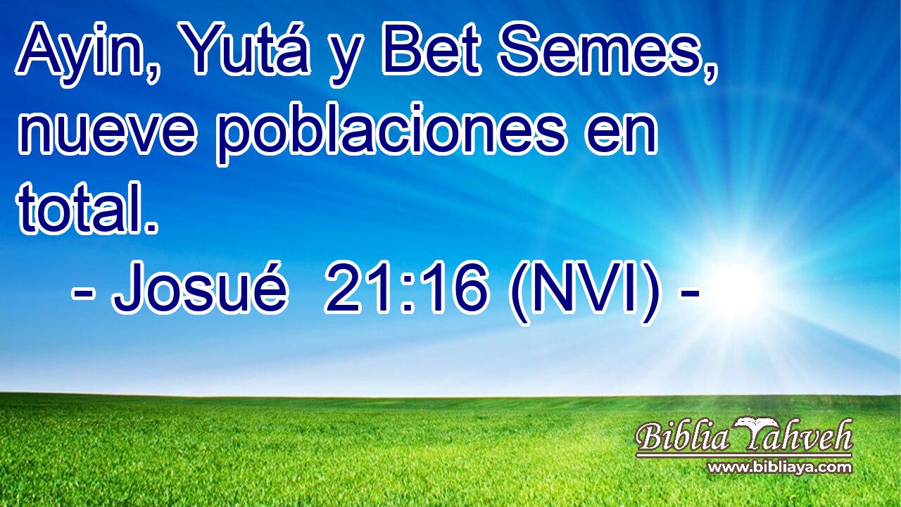  Ayin, Yutá y Bet Semes, nueve poblaciones en total. 
