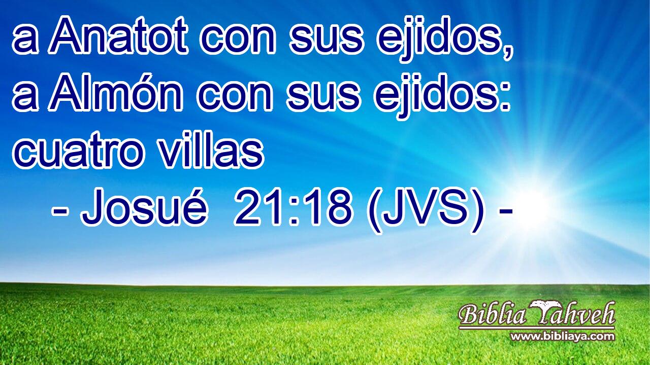 a Anatot con sus ejidos, a Almón con sus ejidos: cuatro villas