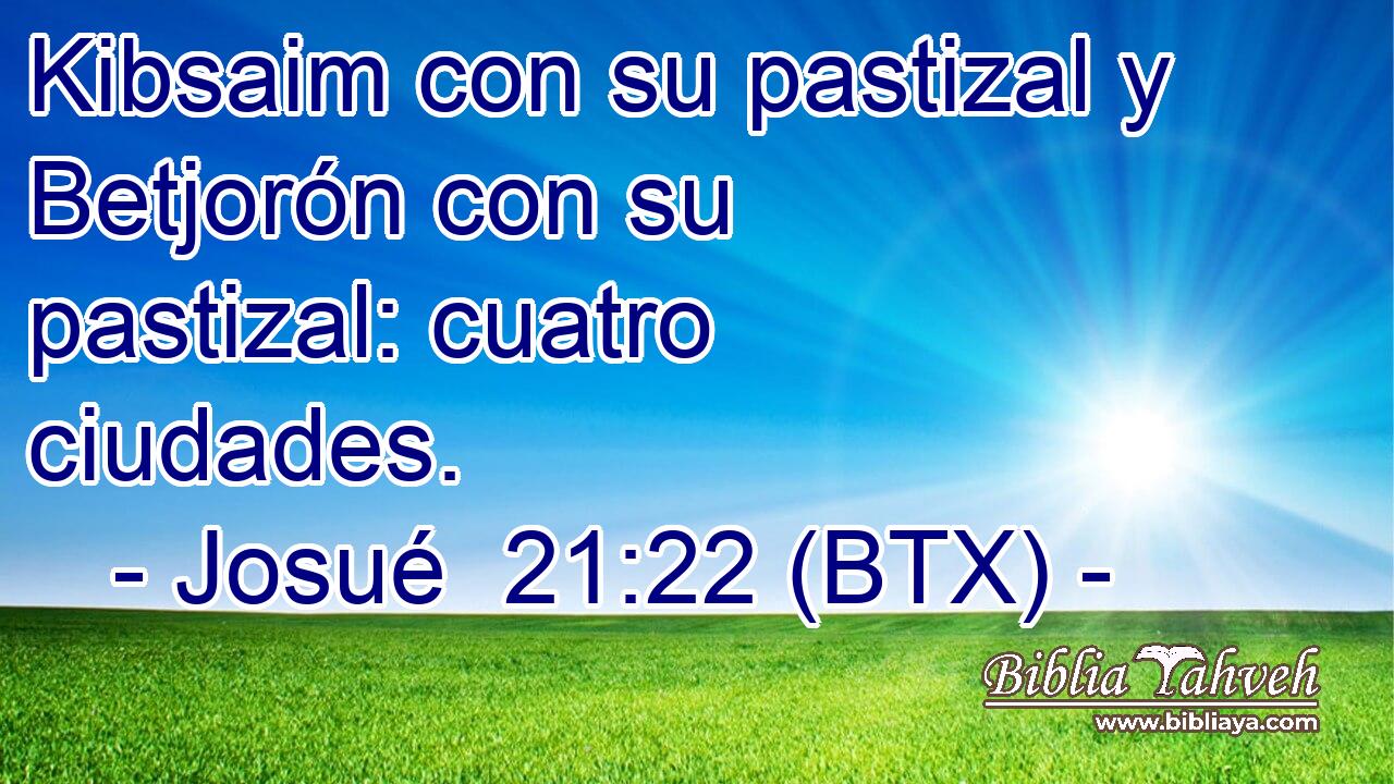 Kibsaim con su pastizal y Betjorón con su pastizal: cuatro ciudades.