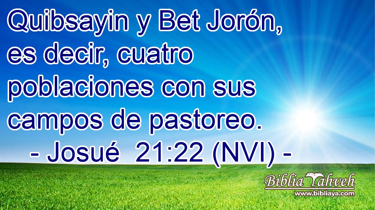  Quibsayin y Bet Jorón, es decir, cuatro poblaciones con sus campos de pastoreo. 