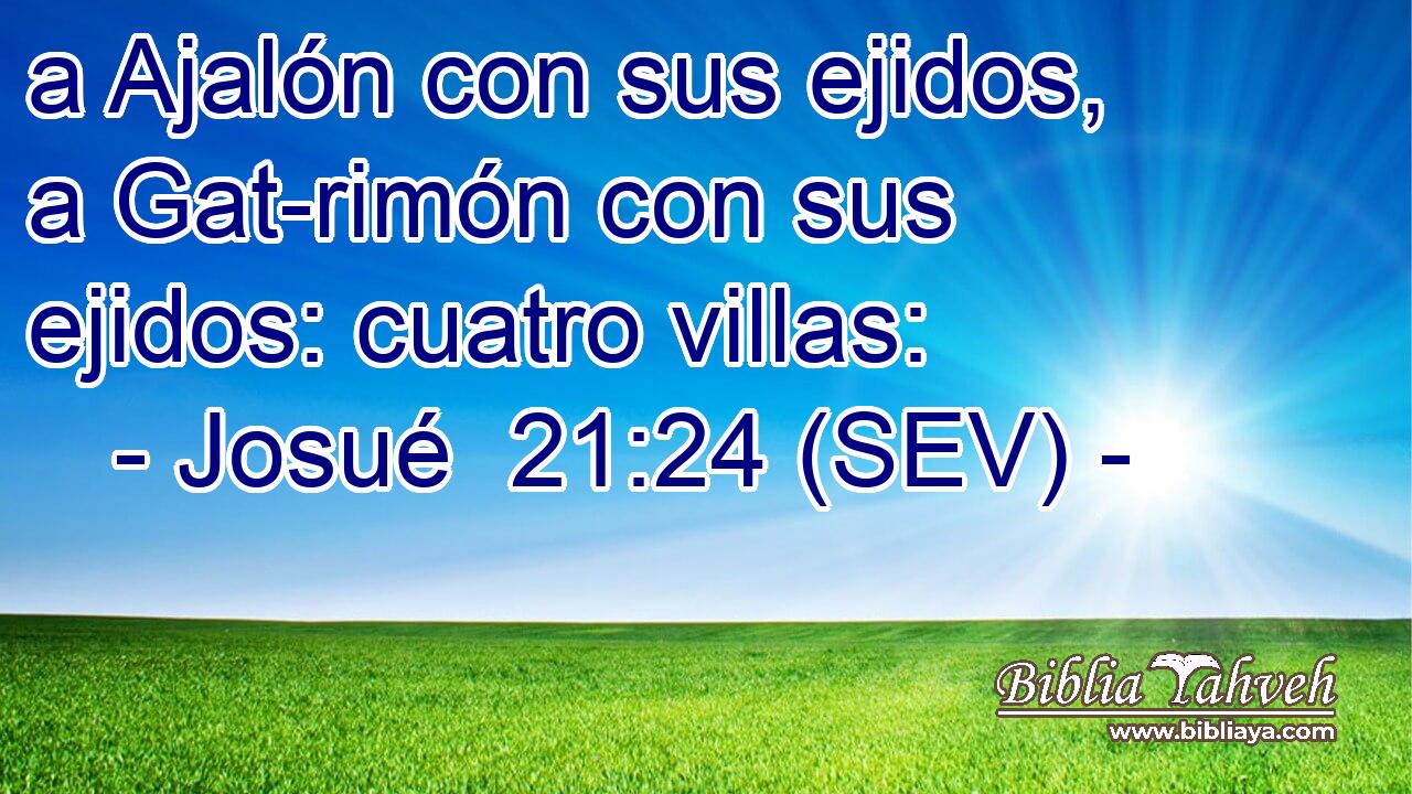 a Ajalón con sus ejidos, a Gat-rimón con sus ejidos: cuatro villas: