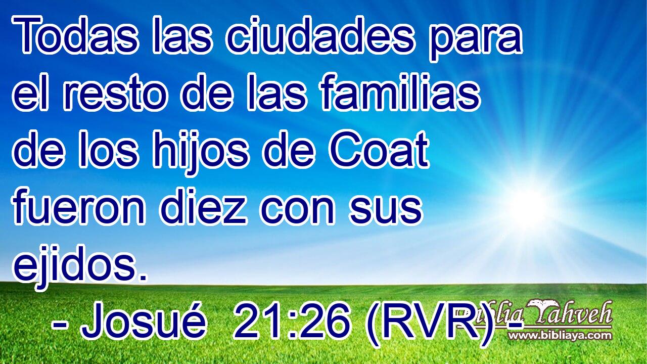 Todas las ciudades para el resto de las familias de los hijos de Coat fueron diez con sus ejidos.