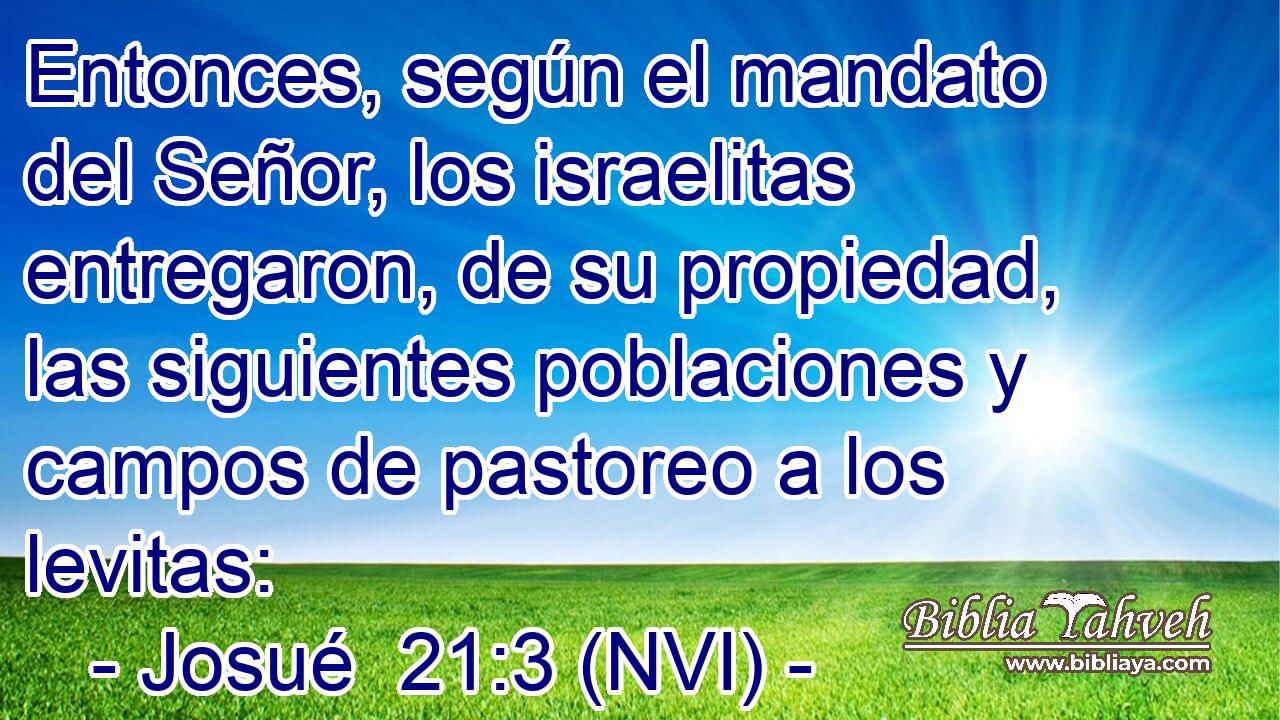  Entonces, según el mandato del Señor, los israelitas entregaron, de su propiedad, las siguientes poblaciones y campos de pastoreo a los levitas: 