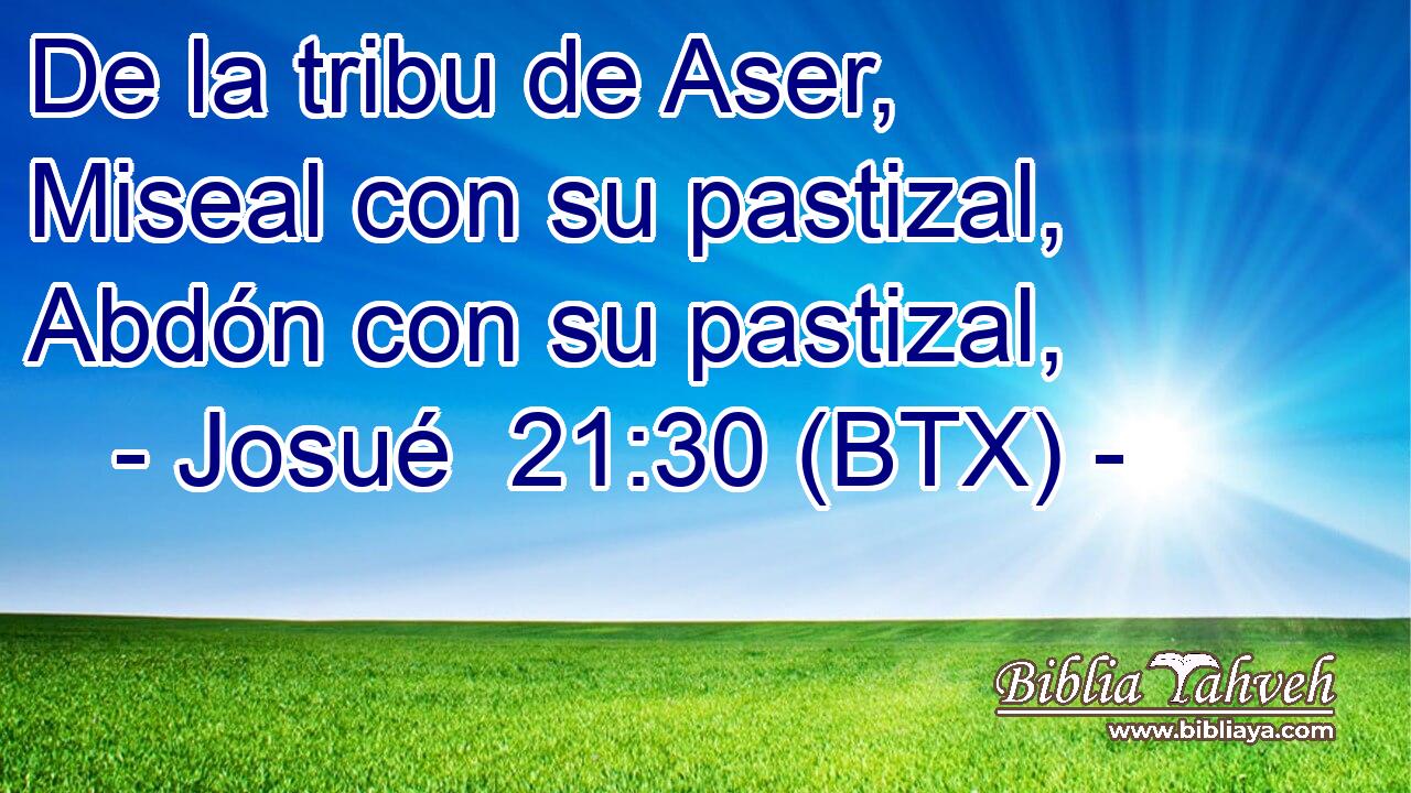 De la tribu de Aser, Miseal con su pastizal, Abdón con su pastizal,