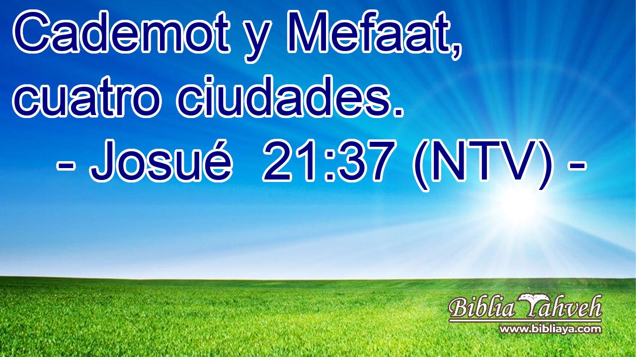 Cademot y Mefaat, cuatro ciudades.