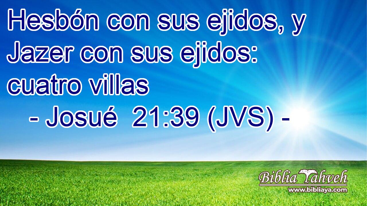 Hesbón con sus ejidos, y Jazer con sus ejidos: cuatro villas