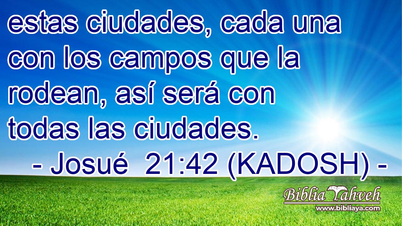  estas ciudades, cada una con los campos que la rodean, así será con todas las ciudades. 