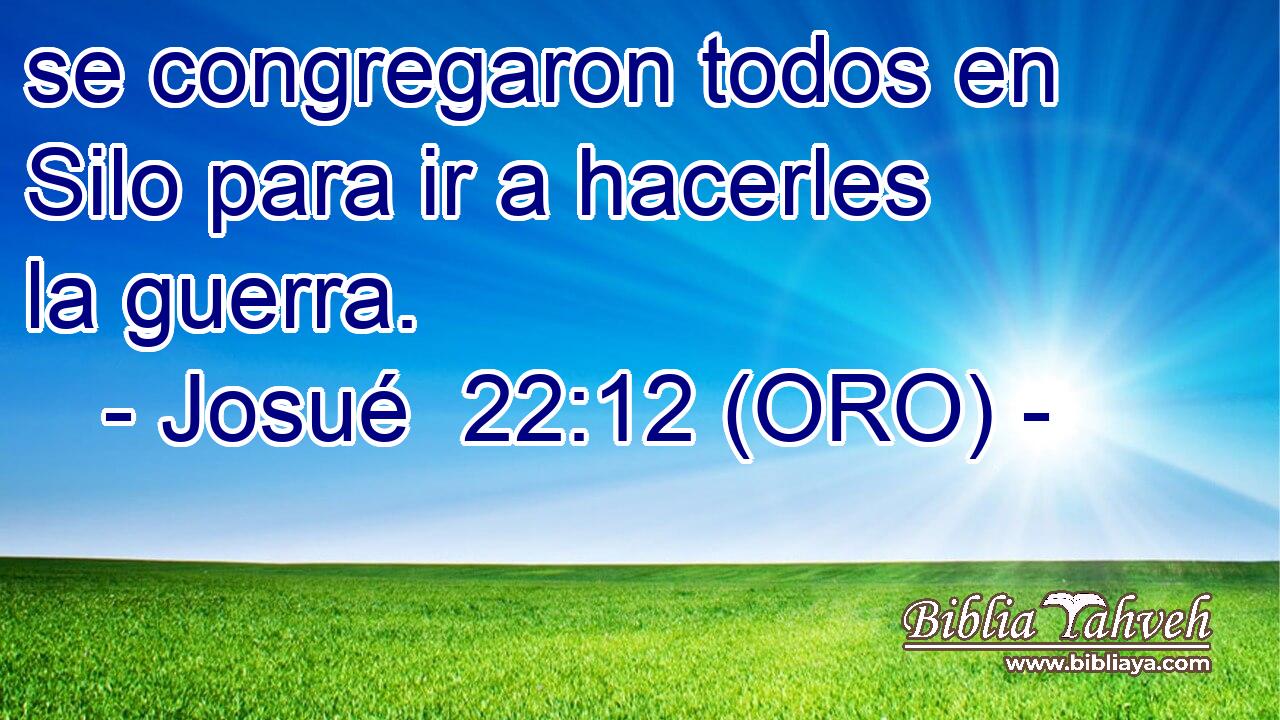  se congregaron todos en Silo para ir a hacerles la guerra. 