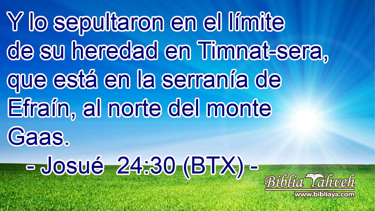 Y lo sepultaron en el límite de su heredad en Timnat-sera, que está en la serranía de Efraín, al norte del monte Gaas.