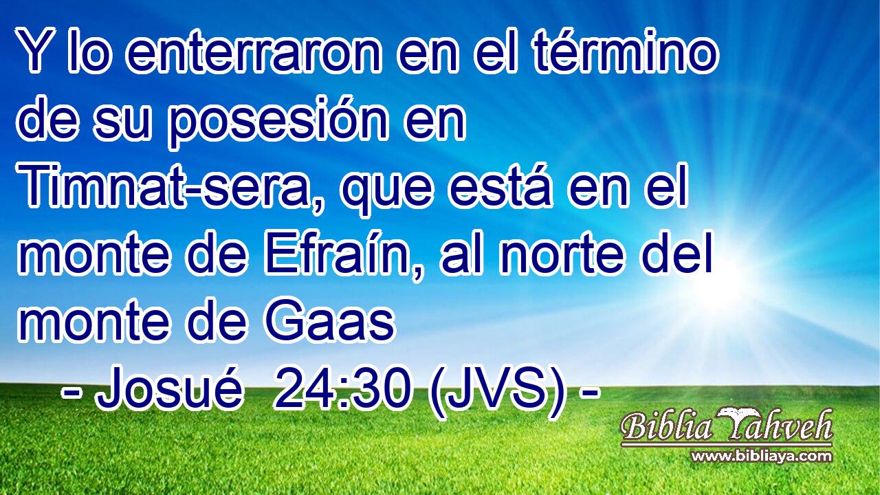 Y lo enterraron en el término de su posesión en Timnat-sera, que está en el monte de Efraín, al norte del monte de Gaas