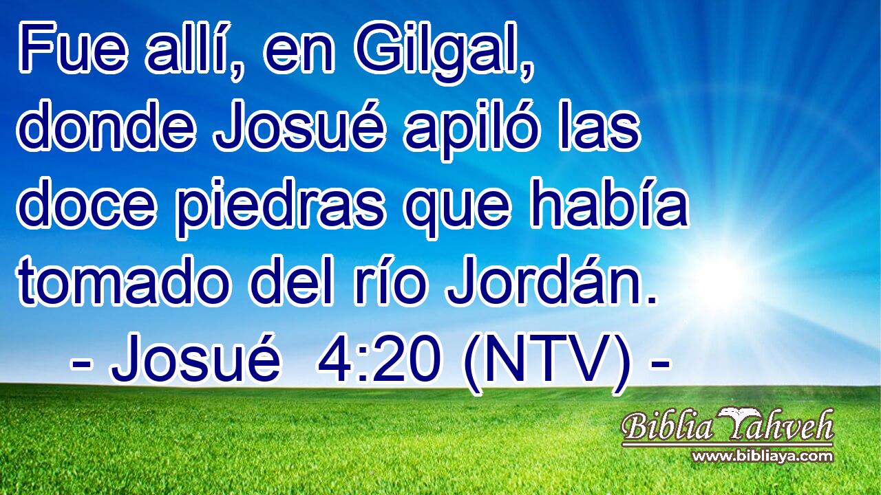 Fue allí, en Gilgal, donde Josué apiló las doce piedras que había tomado del río Jordán.