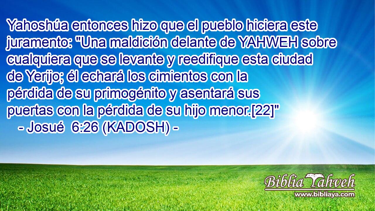  Yahoshúa entonces hizo que el pueblo hiciera este juramento: 