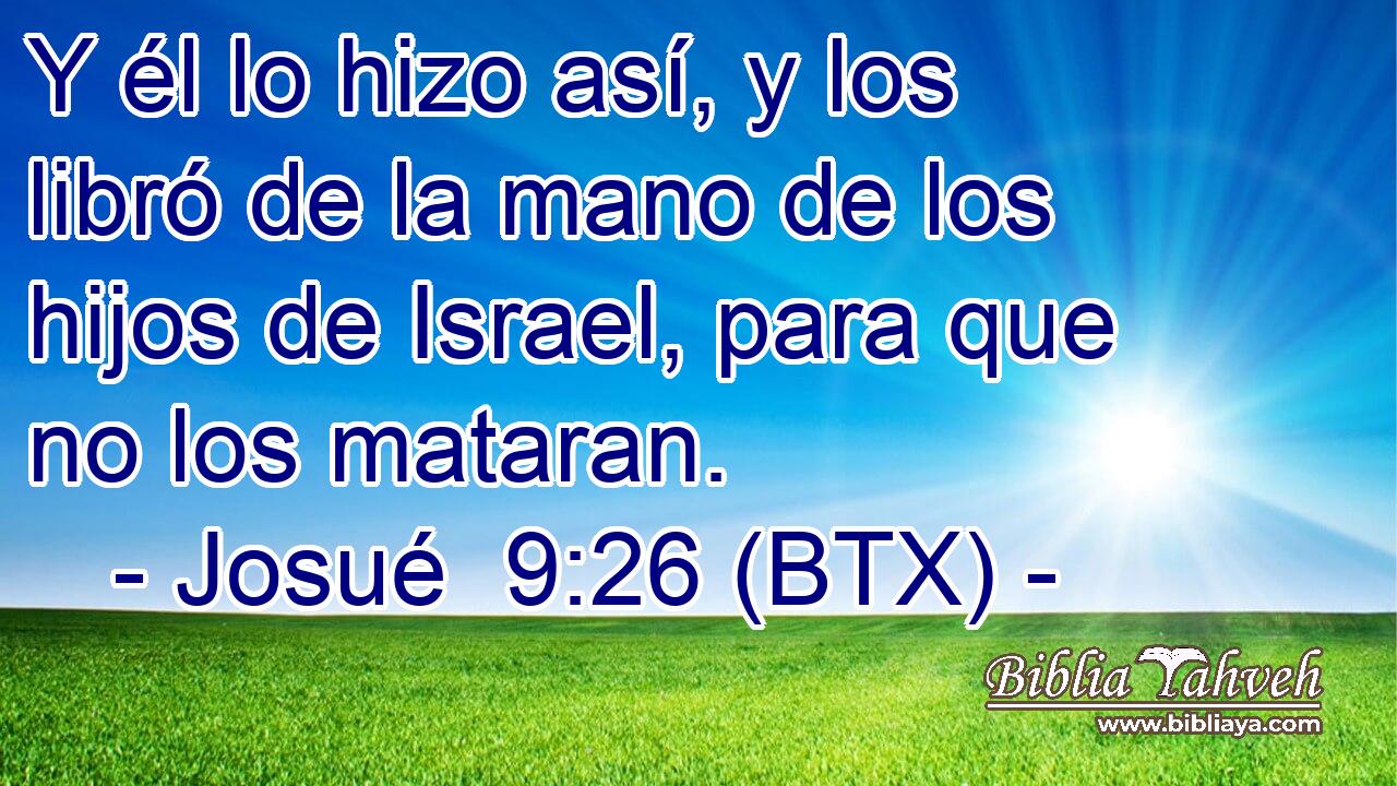 Y él lo hizo así, y los libró de la mano de los hijos de Israel, para que no los mataran.