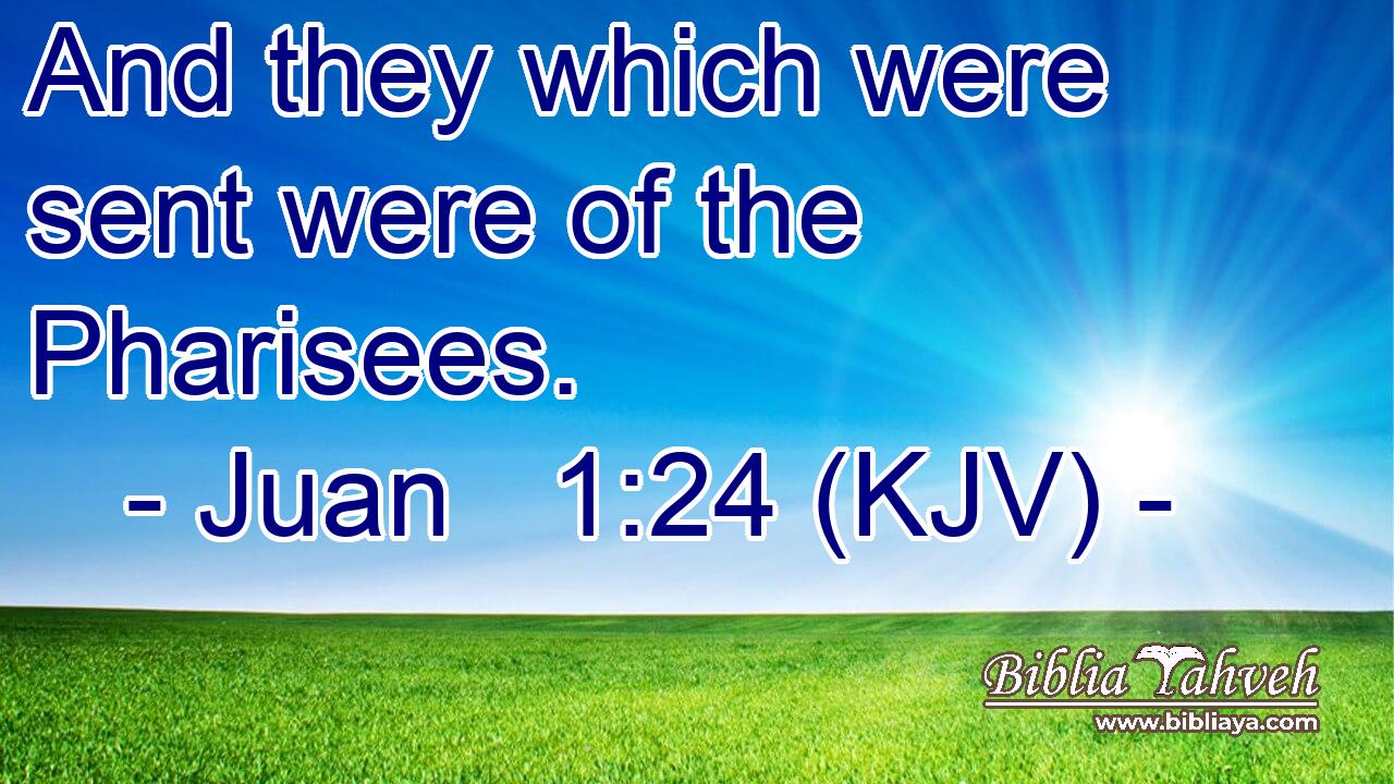 And they which were sent were of the Pharisees.