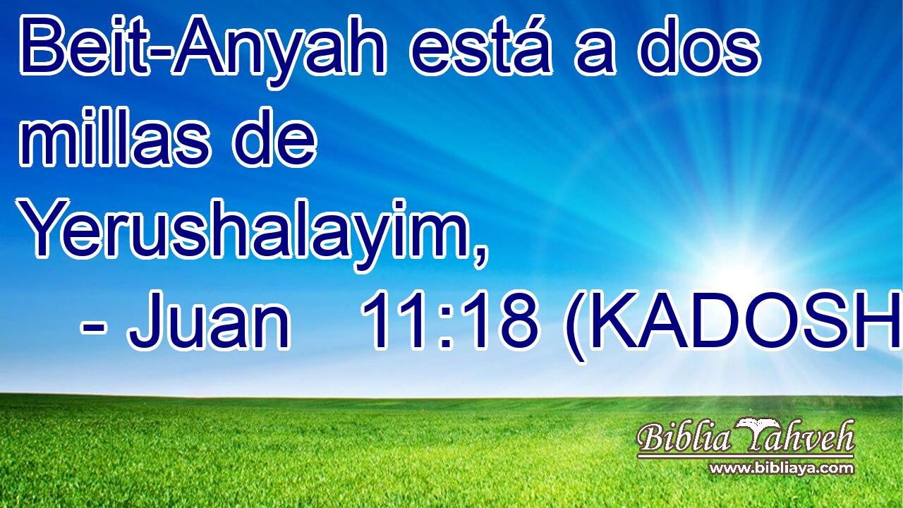  Beit-Anyah está a dos millas de Yerushalayim, 