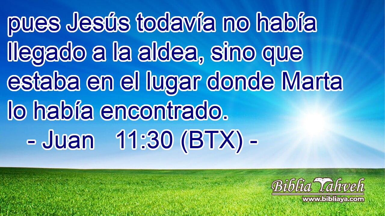 pues Jesús todavía no había llegado a la aldea, sino que estaba en el lugar donde Marta lo había encontrado.