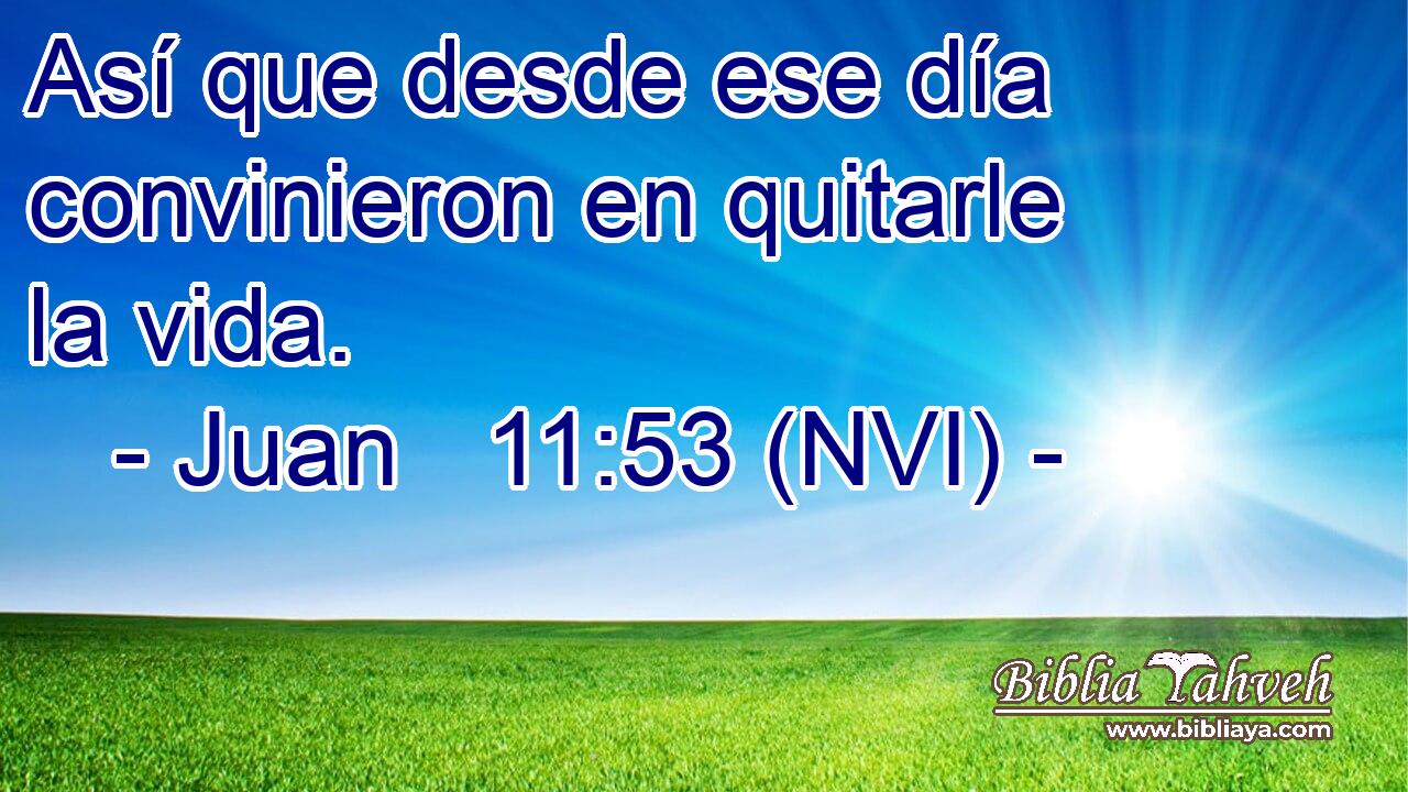  Así que desde ese día convinieron en quitarle la vida. 