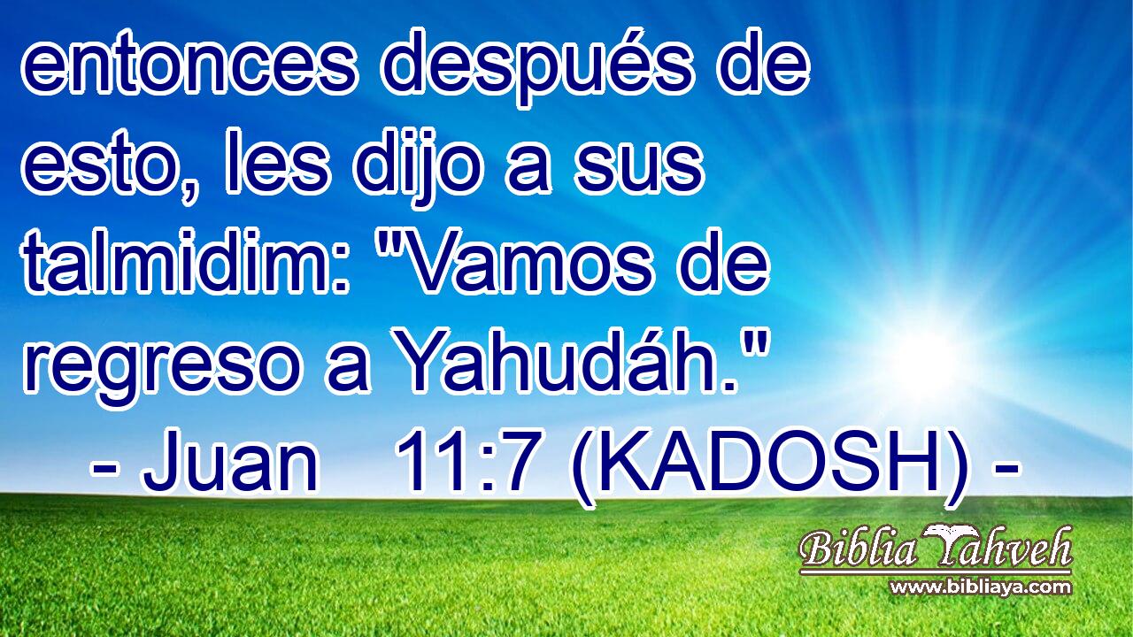  entonces después de esto, les dijo a sus talmidim: 