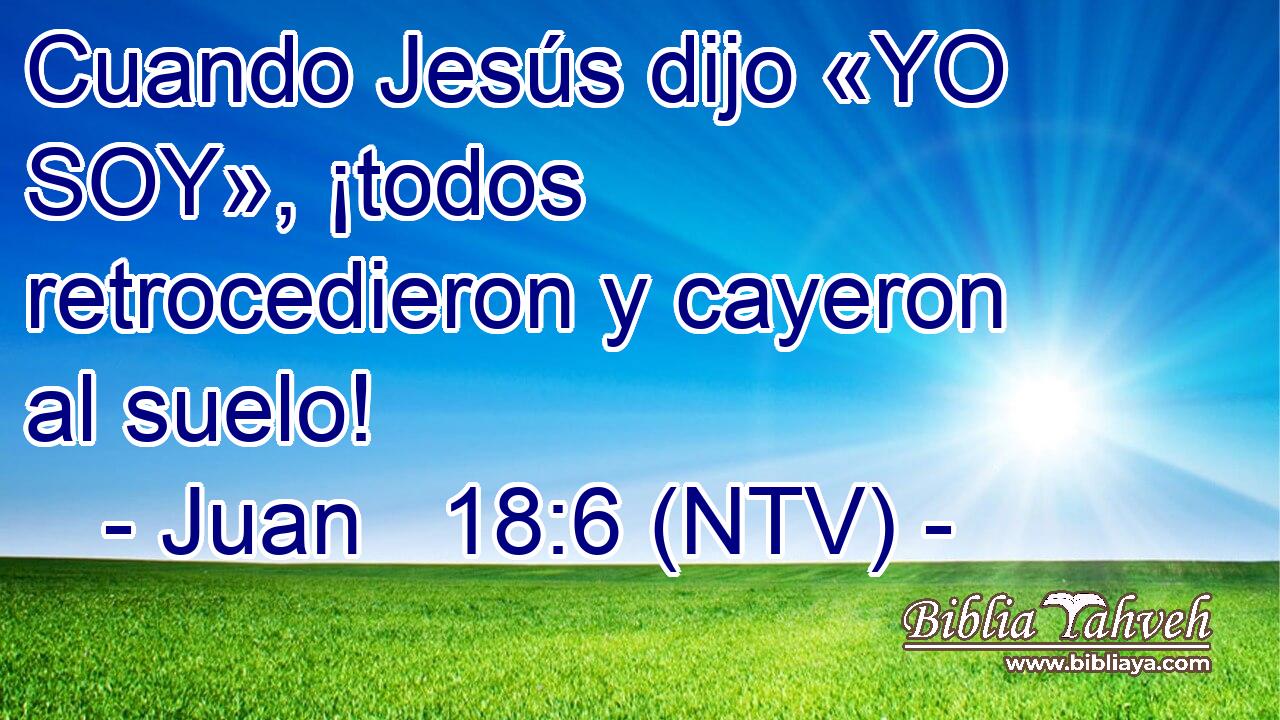 Cuando Jesús dijo «YO SOY», ¡todos retrocedieron y cayeron al suelo!