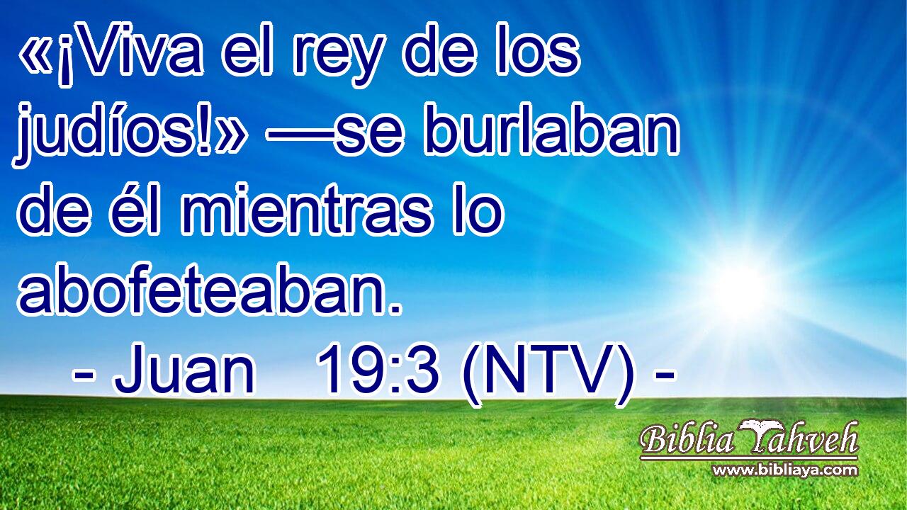 «¡Viva el rey de los judíos!» —se burlaban de él mientras lo abofeteaban.