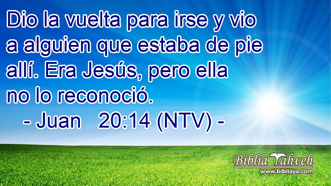 Dio la vuelta para irse y vio a alguien que estaba de pie allí. Era Jesús, pero ella no lo reconoció.