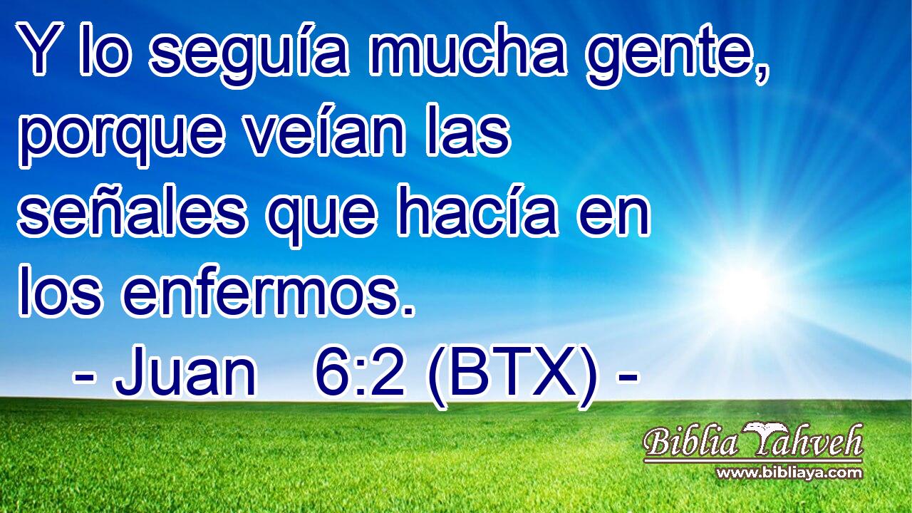 Y lo seguía mucha gente, porque veían las señales que hacía en los enfermos.