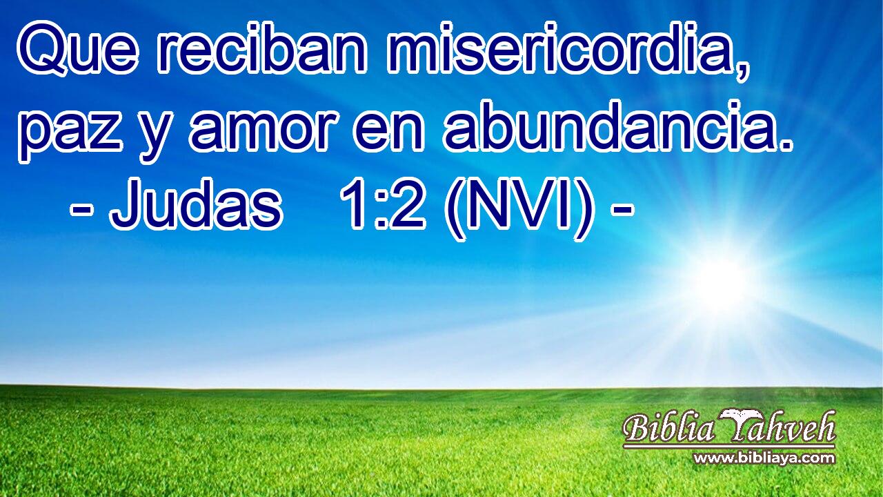  Que reciban misericordia, paz y amor en abundancia. 