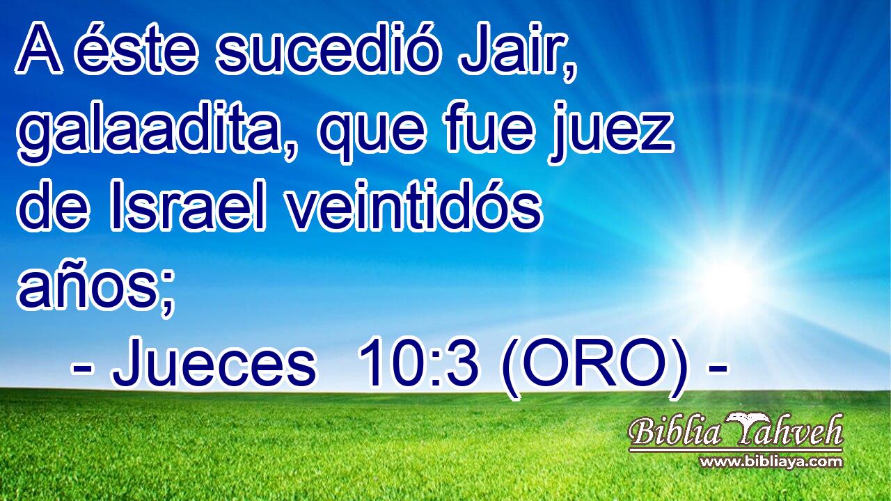  A éste sucedió Jair, galaadita, que fue juez de Israel veintidós años; 