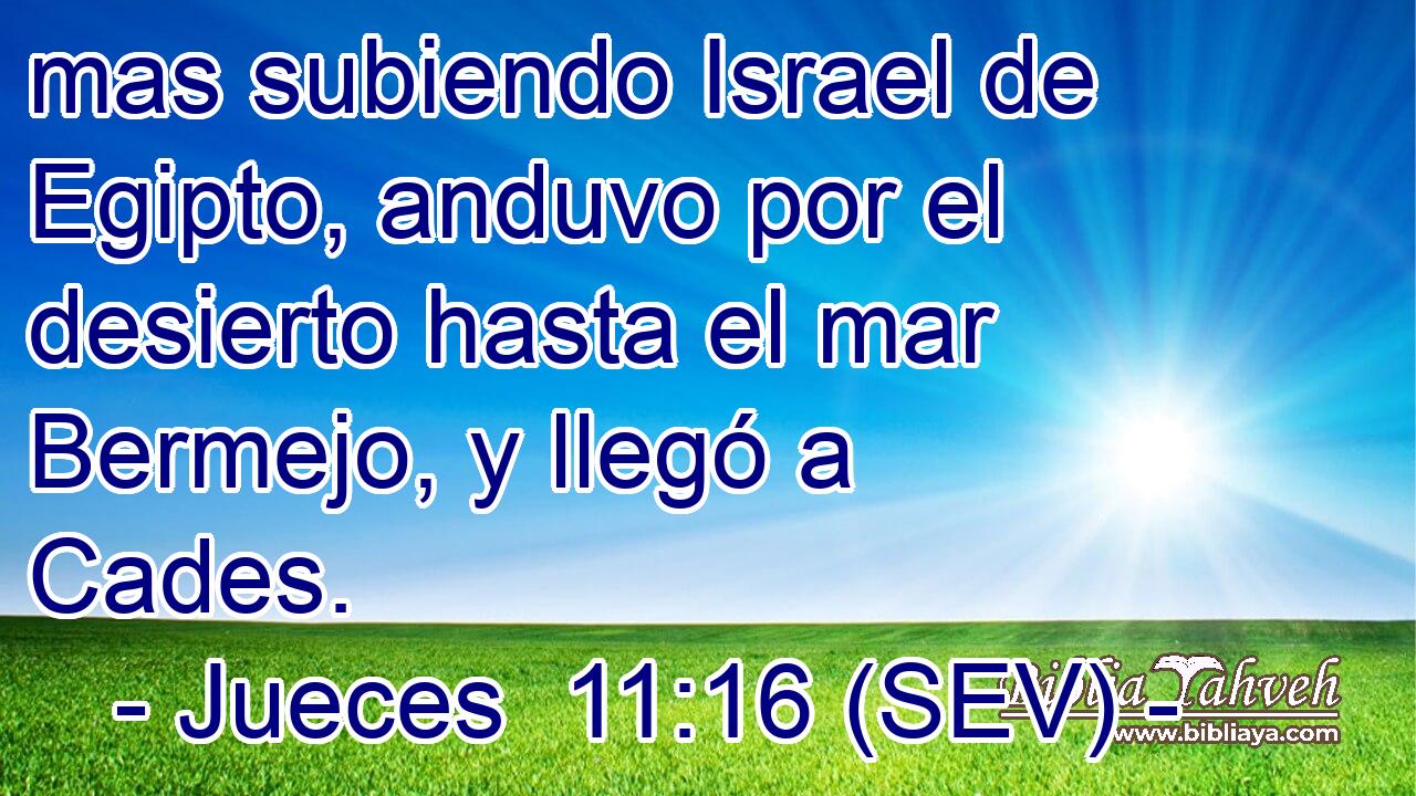 mas subiendo Israel de Egipto, anduvo por el desierto hasta el mar Bermejo, y llegó a Cades.