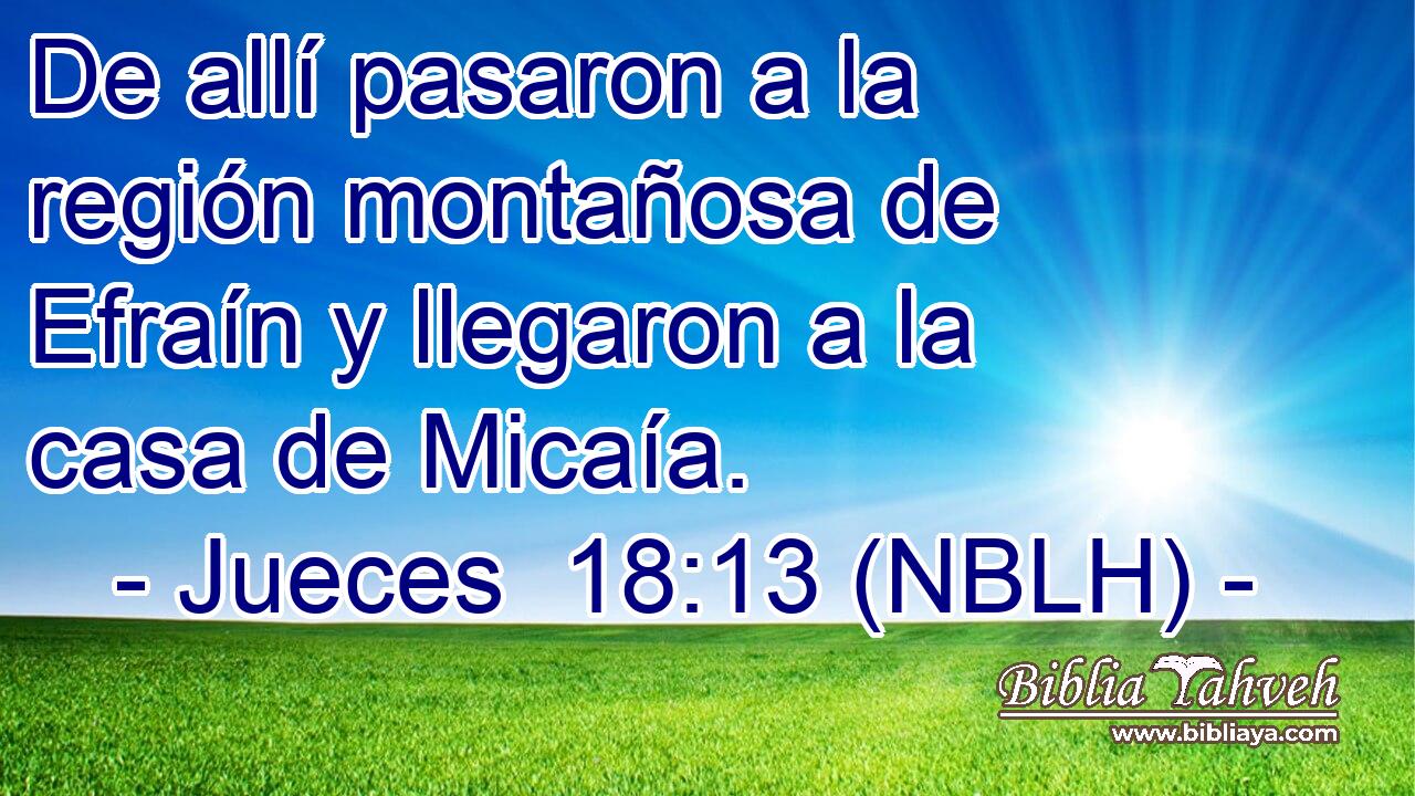  De allí pasaron a la región montañosa de Efraín y llegaron a la casa de Micaía. 