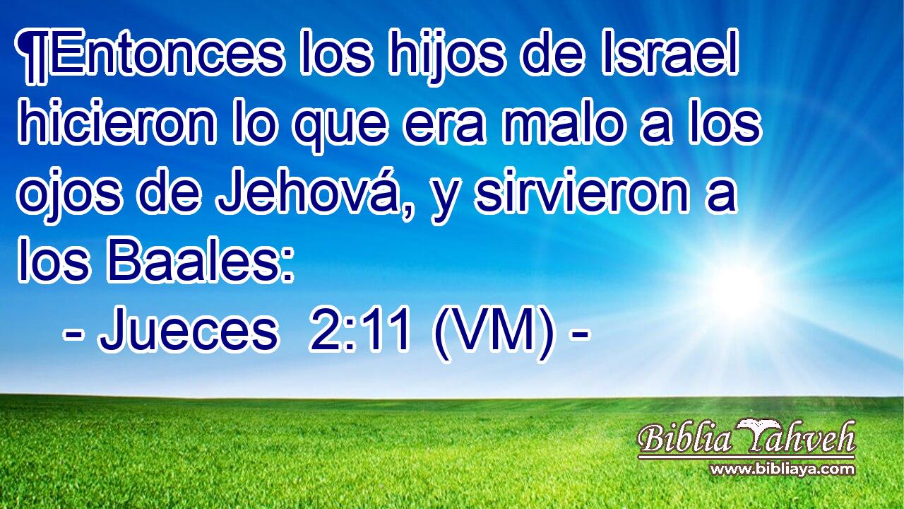  ¶Entonces los hijos de Israel hicieron lo que era malo a los ojos de Jehová, y sirvieron a los Baales: 