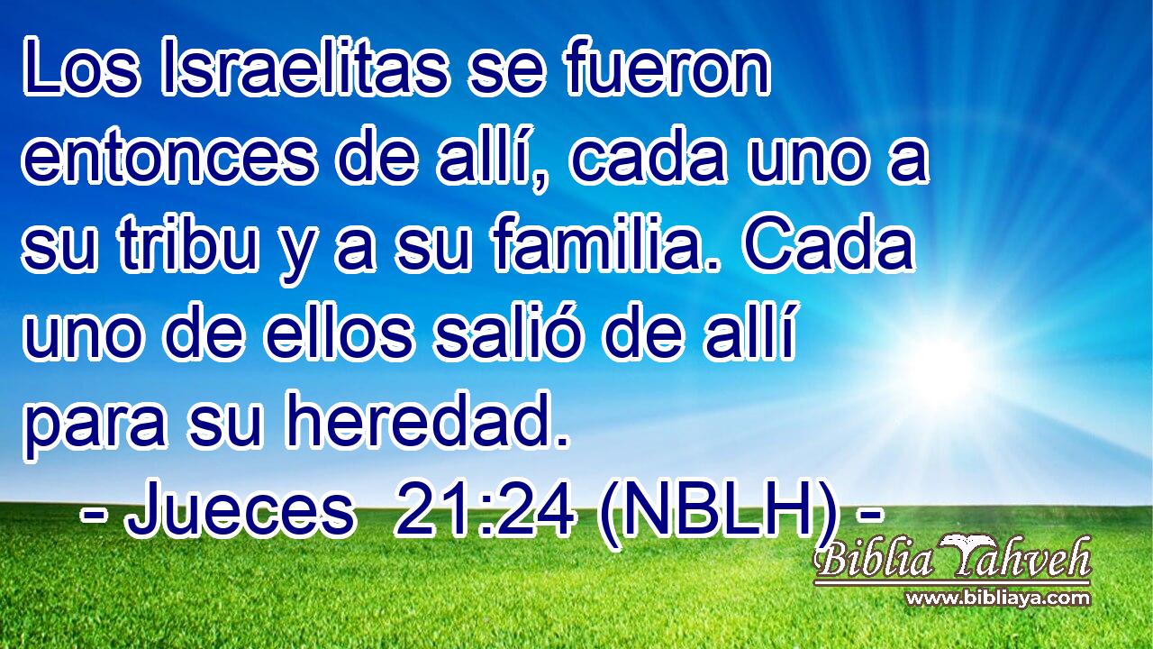  Los Israelitas se fueron entonces de allí, cada uno a su tribu y a su familia. Cada uno de ellos salió de allí para su heredad. 