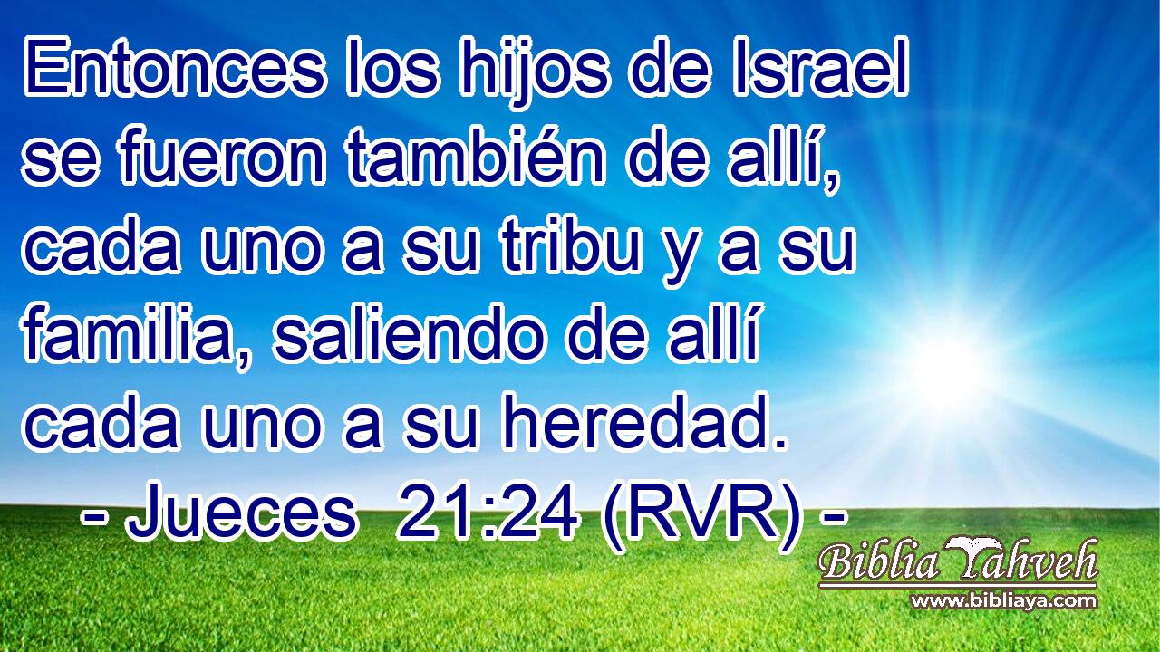Entonces los hijos de Israel se fueron también de allí, cada uno a su tribu y a su familia, saliendo de allí cada uno a su heredad.