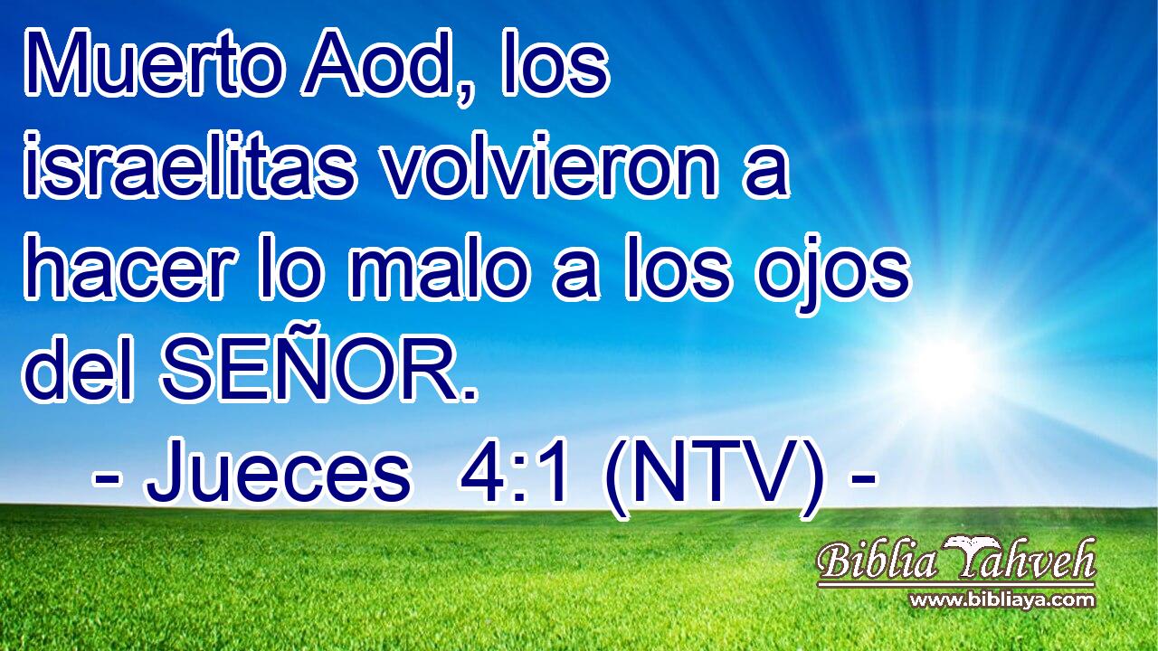 Muerto Aod, los israelitas volvieron a hacer lo malo a los ojos del SEÑOR.