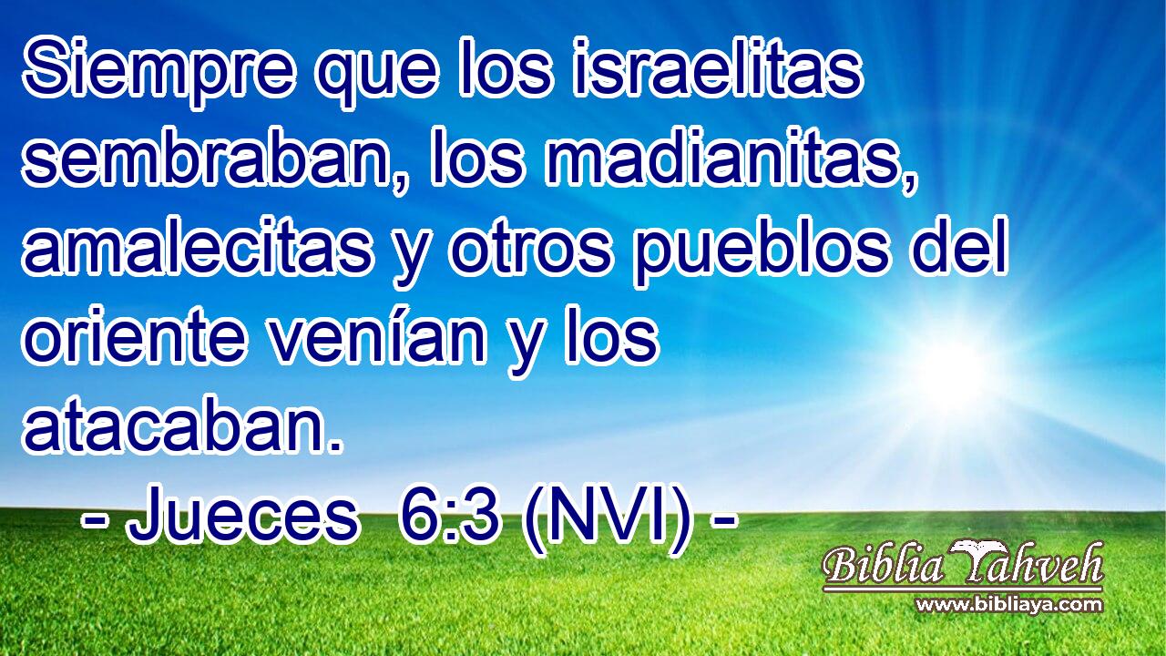  Siempre que los israelitas sembraban, los madianitas, amalecitas y otros pueblos del oriente venían y los atacaban. 