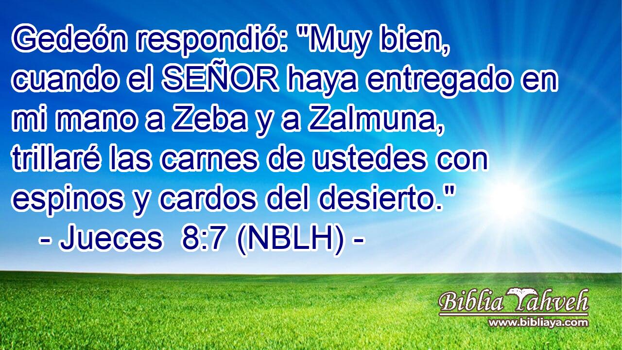  Gedeón respondió: 