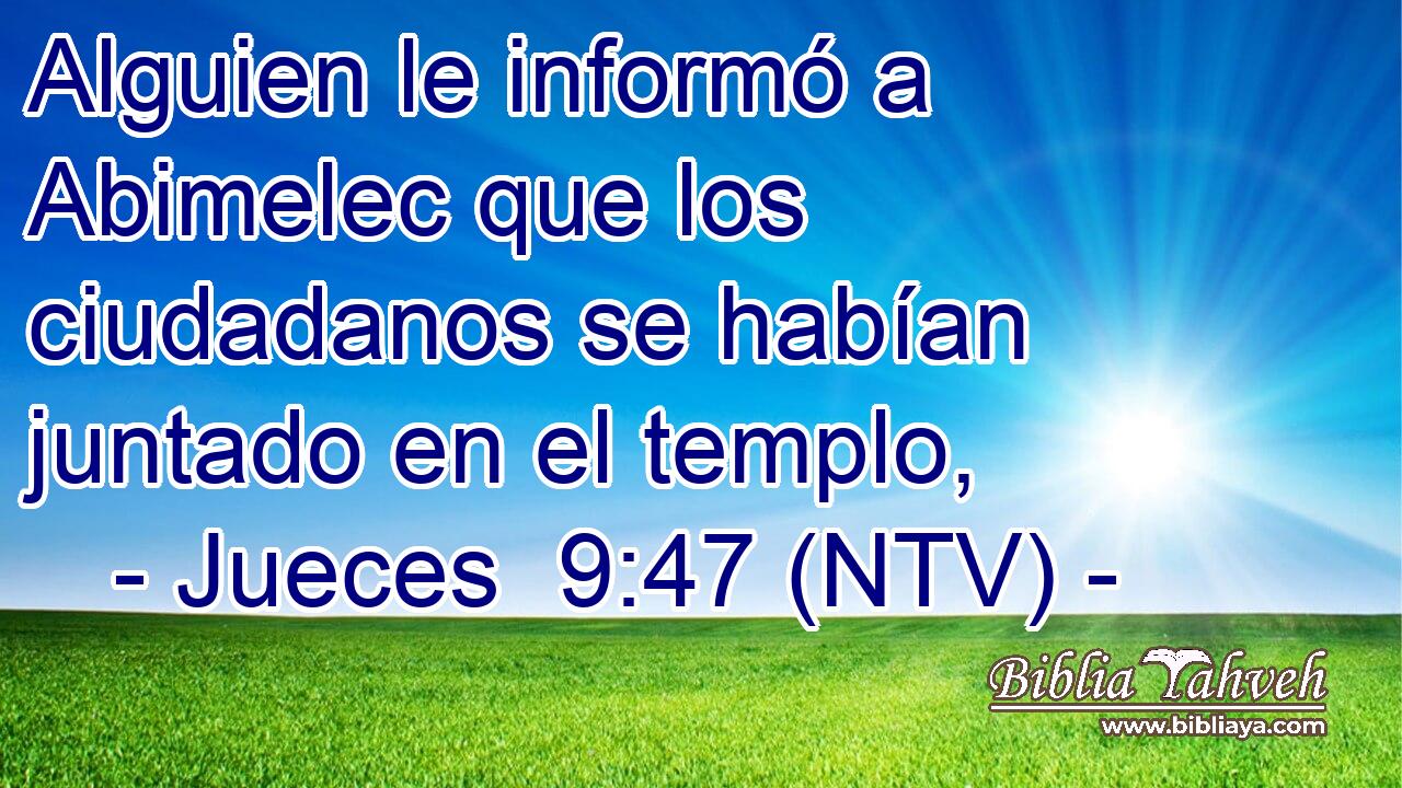 Alguien le informó a Abimelec que los ciudadanos se habían juntado en el templo,
