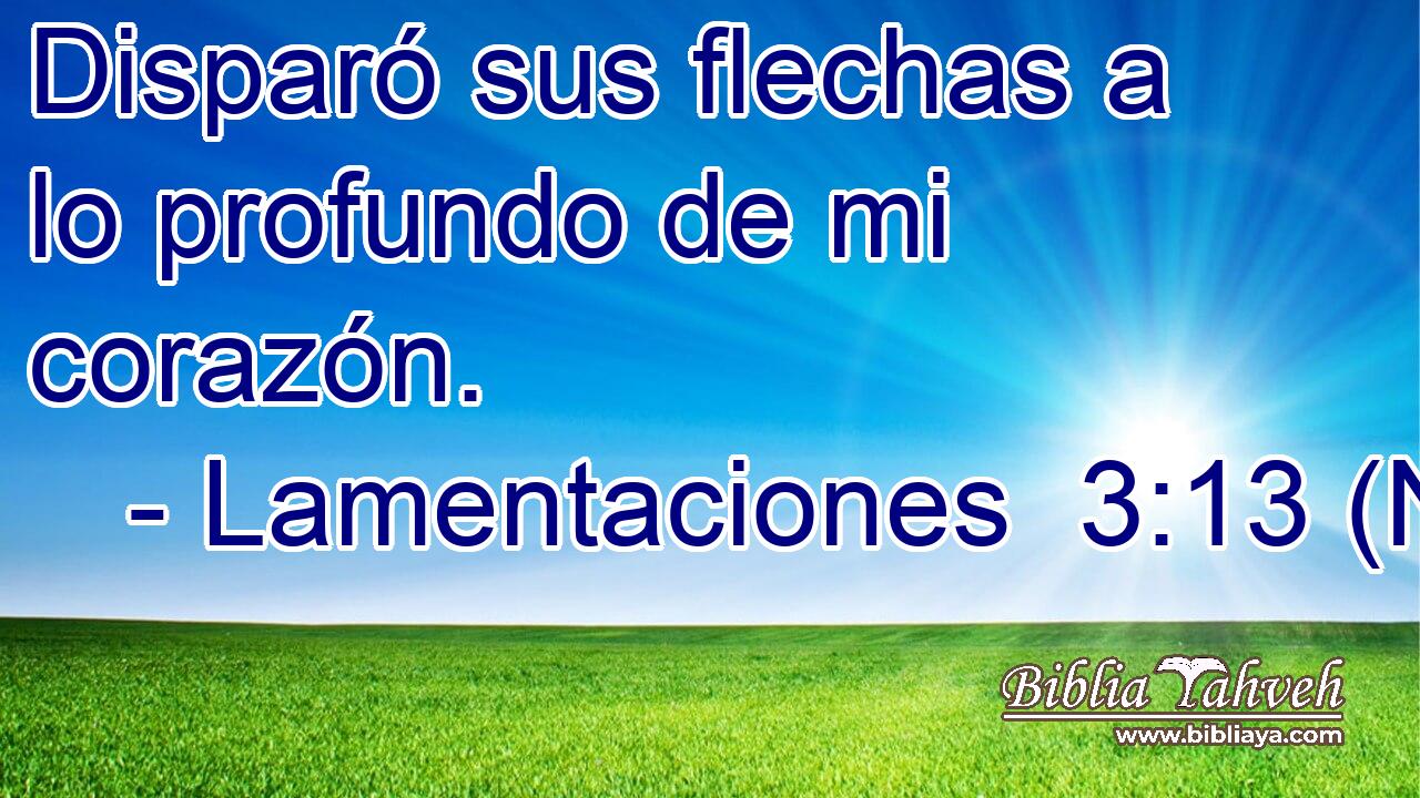 Disparó sus flechas a lo profundo de mi corazón.