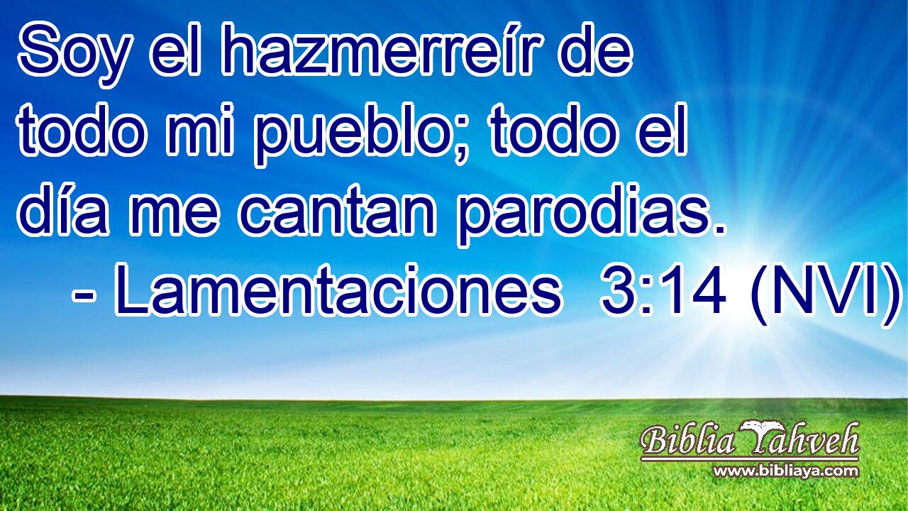  Soy el hazmerreír de todo mi pueblo; todo el día me cantan parodias. 