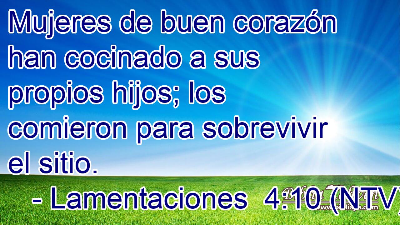 Mujeres de buen corazón han cocinado a sus propios hijos; los comieron para sobrevivir el sitio.