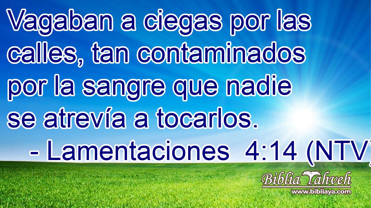 Vagaban a ciegas por las calles, tan contaminados por la sangre que nadie se atrevía a tocarlos.