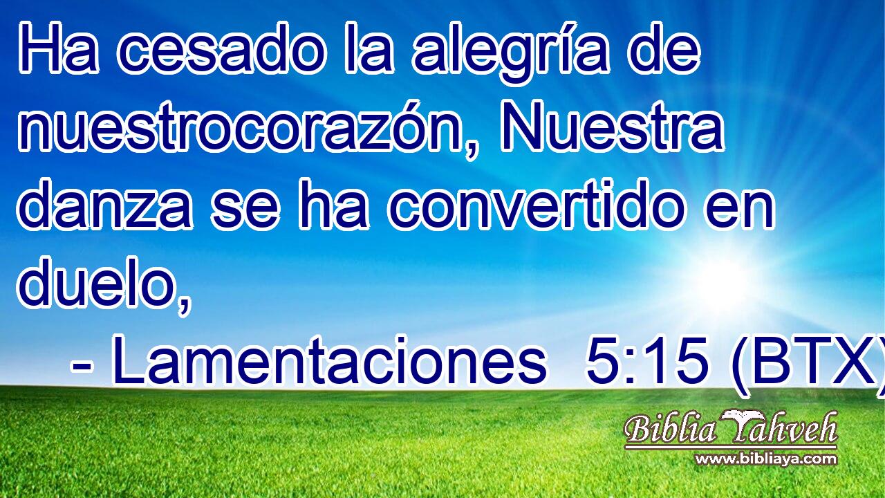 Ha cesado la alegría de nuestrocorazón, Nuestra danza se ha convertido en duelo,