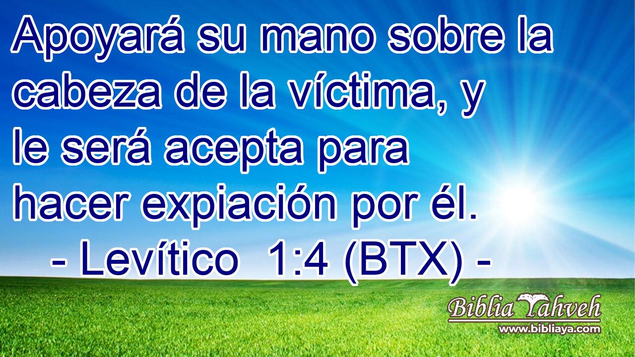 Apoyará su mano sobre la cabeza de la víctima, y le será acepta para hacer expiación por él.