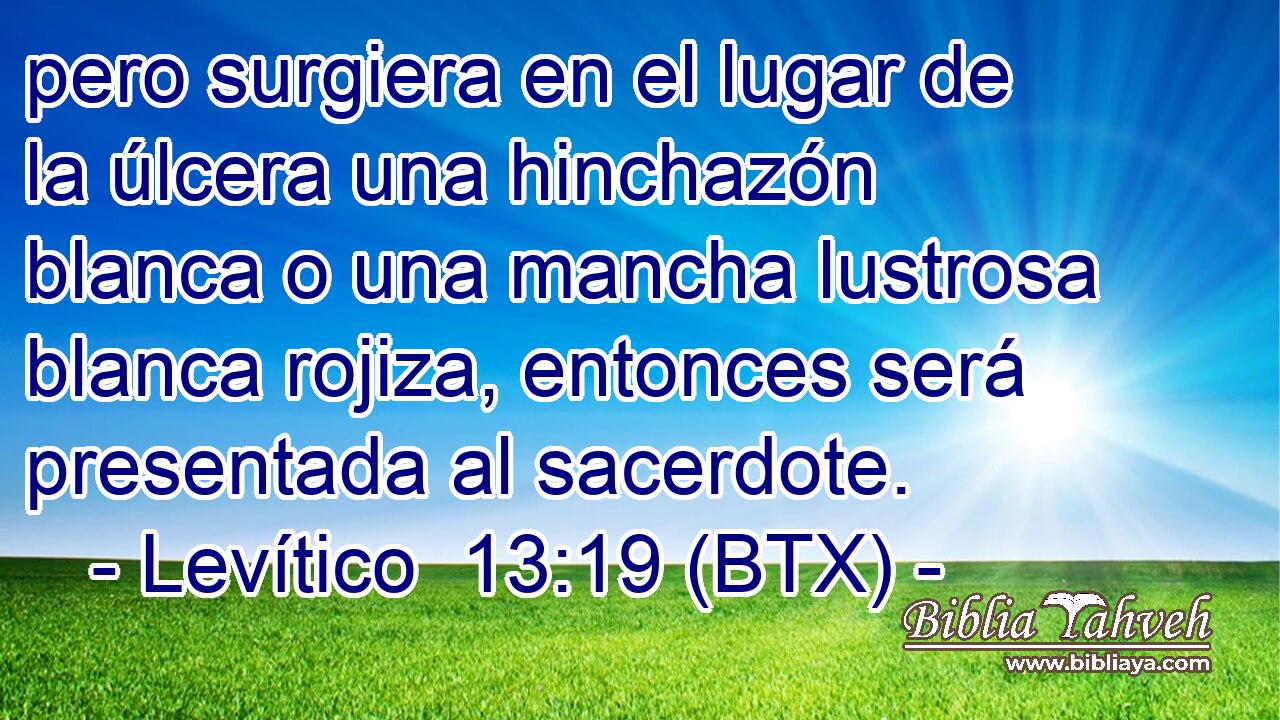 pero surgiera en el lugar de la úlcera una hinchazón blanca o una mancha lustrosa blanca rojiza, entonces será presentada al sacerdote.
