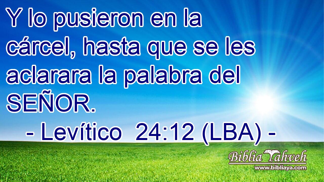 Y lo pusieron en la cárcel, hasta que se les aclarara la palabra del SEÑOR.