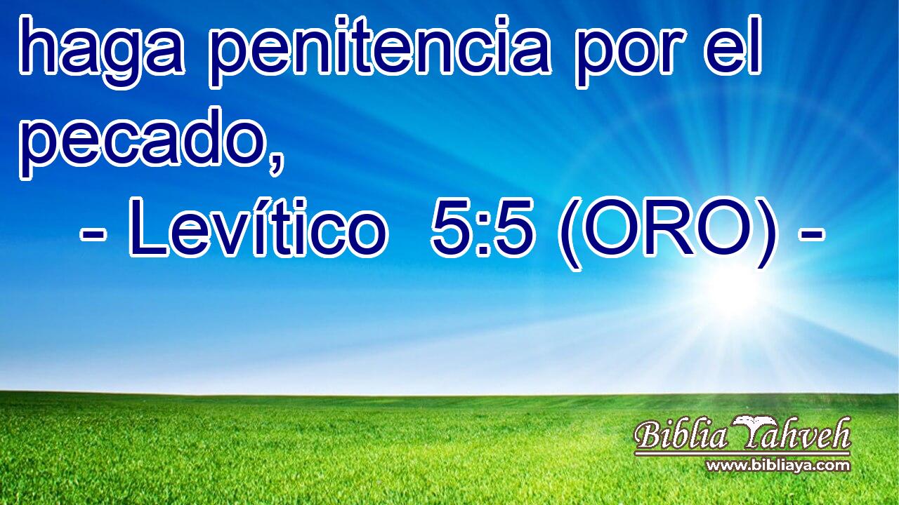  haga penitencia por el pecado, 