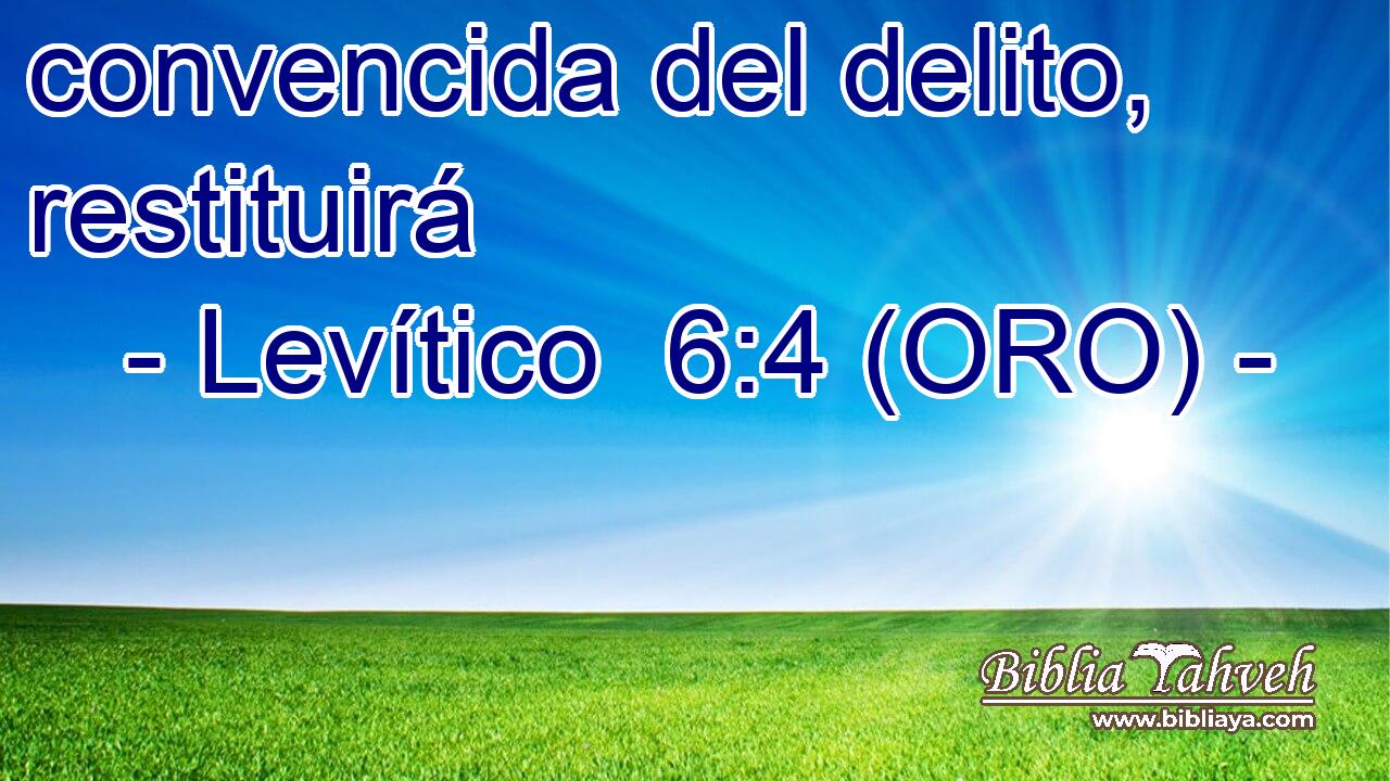  convencida del delito, restituirá 