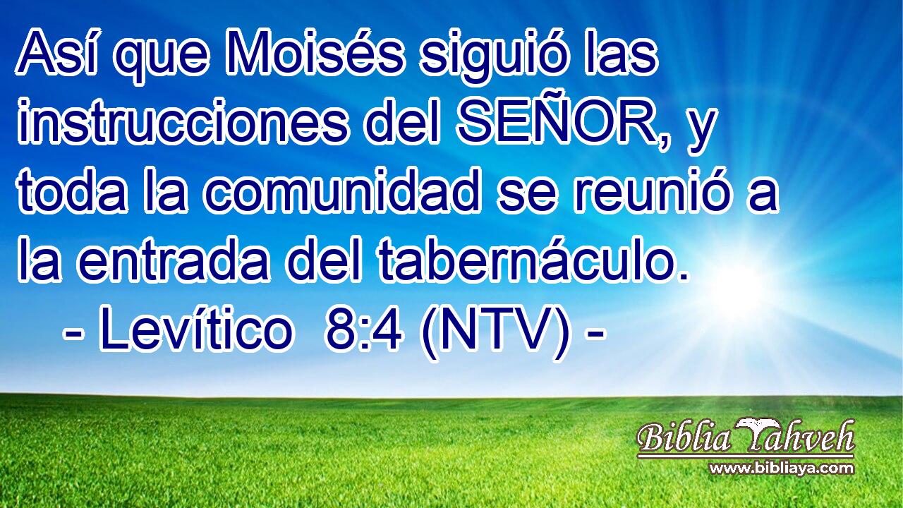 Así que Moisés siguió las instrucciones del SEÑOR, y toda la comunidad se reunió a la entrada del tabernáculo.
